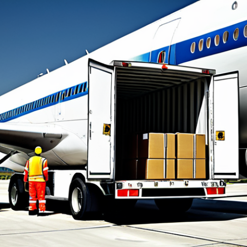 **

"Cargo being loaded onto an airplane. Show various sized boxes and packages. Emphasize the importance of careful packing. Include a diverse team of ground personnel. Safe for work, appropriate content, fully clothed, professional, high quality."

**
