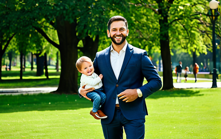 정장 맞춤 비용 - **

A businessman in a tailored, grey suit with a subtle pinstripe, sitting at a conference table wi...