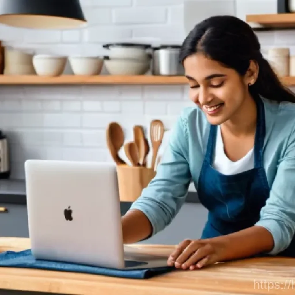 창업 비용 - **Prompt for "Home-based Passion Project":**
    "A cozy, brightly lit home kitchen scene. A South A...