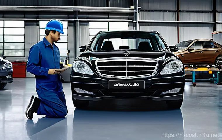 자동차 보험료 비용 - **Prompt 1: Vehicle Type and Age Impacting Insurance Premiums**
    "A visually striking split image...