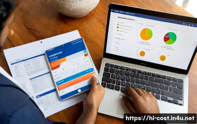웹사이트 제작 비용 - Photorealistic overhead view of an Indian small business owner and a web designer reviewing website ...